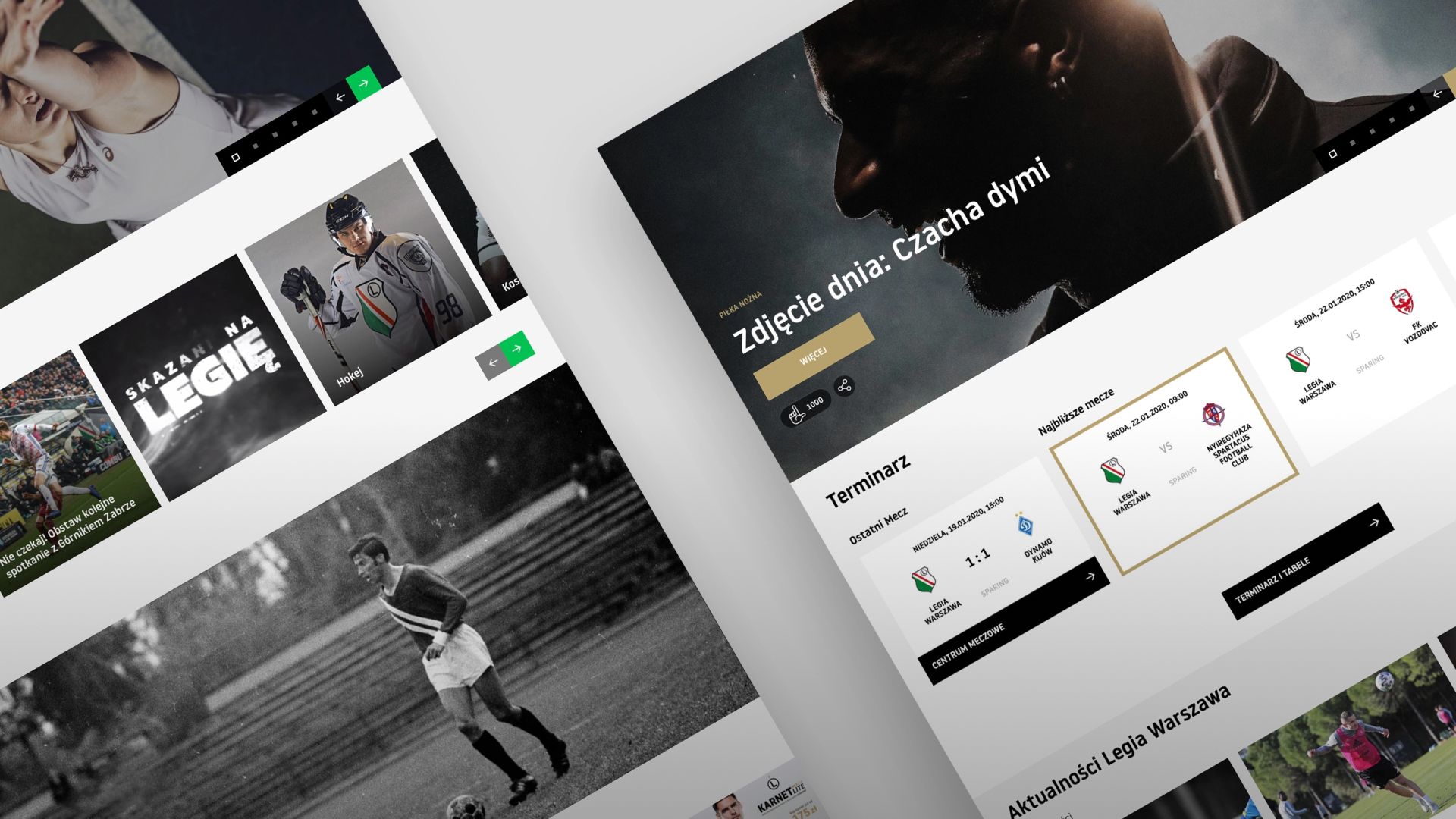 Award-winning website for a leading football club